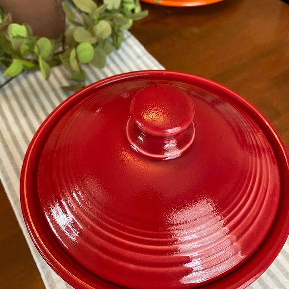 Fiestaware SCARLET Large Canister - Picture 2 of 6